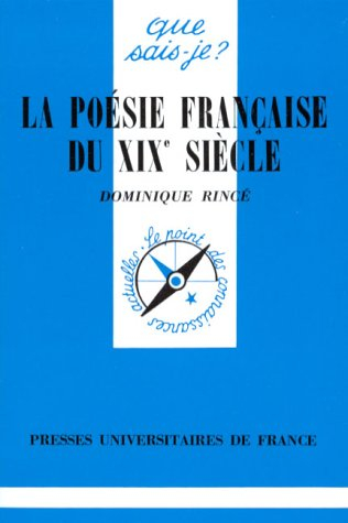 La Poésie française du 19e siècle