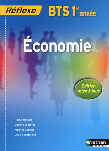 Economie BTS, 1re année, nouveau programme