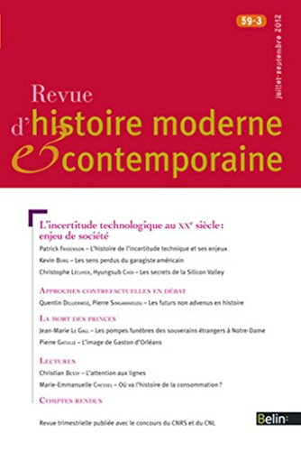 Revue d'histoire moderne et contemporaine, n° 59-3