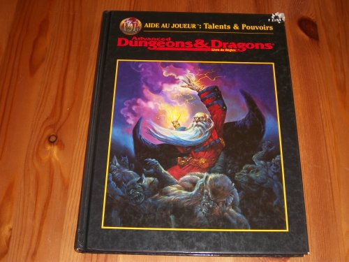 Advanced Dungeons&Dragons Livre de règles aide au joueur talents & pouvoirs