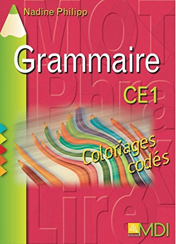 Coloriages codés Grammaire CE1