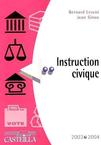 Aide-mémoire : instruction civique, 2003-2004 : les institutions françaises et européennes, la coopé