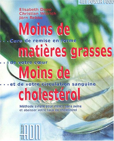 Moins de matières grasses, moins de cholestérol