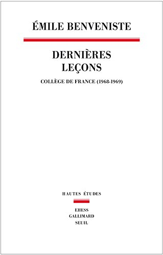 Dernières leçons : Collège de France, 1968 et 1969