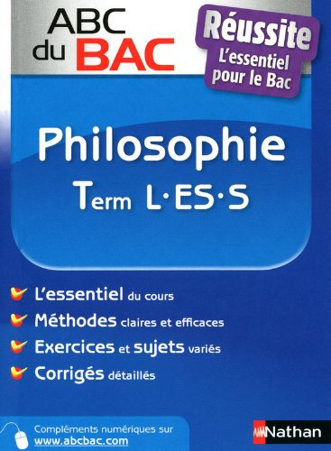 ABC Réussite philosophie term L, ES, S