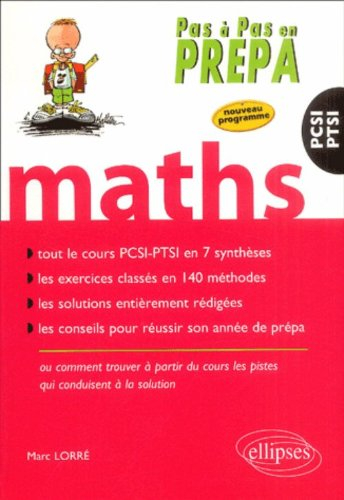 Mathématiques : PCSI-PTSI