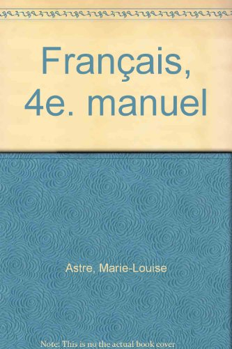 Français 4e : manuel