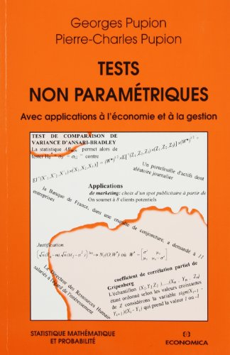 Tests non paramétriques avec applications à l'économie et à la gestion