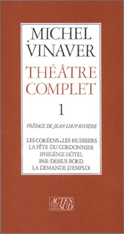 Théâtre complet. Vol. 1