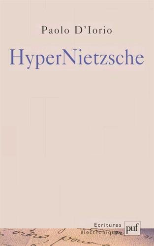 HyperNietzsche : modèle d'un hypertexte savant sur Internet pour la recherche en sciences humaines :