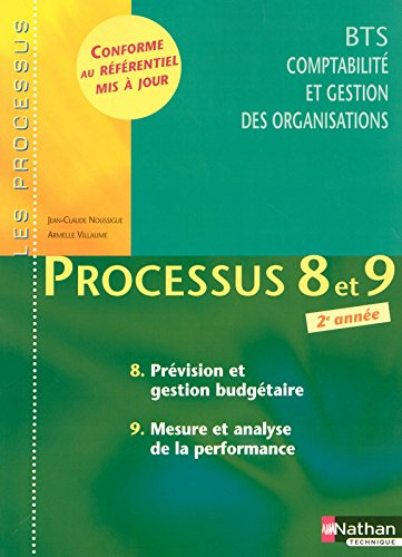 Processus 8 et 9 : prévision et gestion budgétaire, mesure et analyse de la performance, BTS CGO 2e 