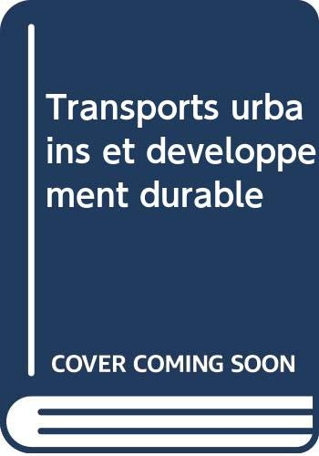 Transports urbains et développement durable