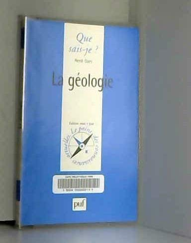 la géologie