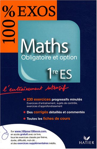Maths 1re ES obligatoire et option