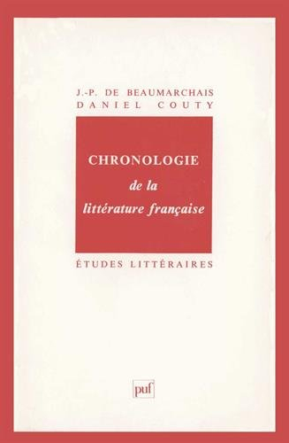 Chronologie de la littérature française