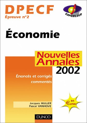 dpecf, épreuve n,2 : economie (annales et corrigés), 2002