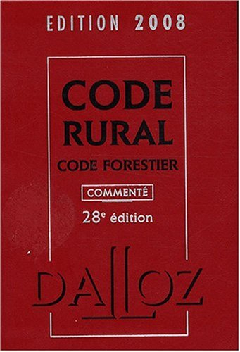 Code rural. Code forestier