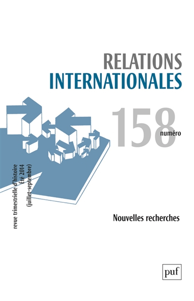 Relations internationales, n° 158