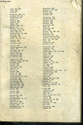 dictionnaire de musique