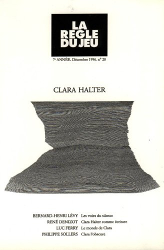 Règle du jeu (La), n° 20. Clara Halter