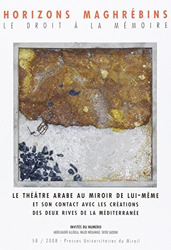 Horizons maghrébins, n° 58. Le théâtre arabe au miroir de lui-même et son contact avec les créations