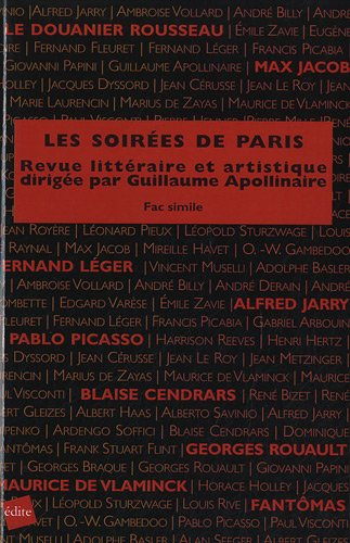 Soirées de Paris (Les) : revue littéraire et artistique dirigée par Guillaume Apollinaire