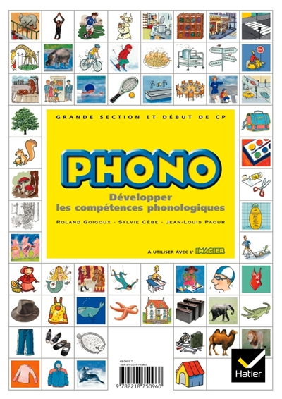 Phono, Grande section et début de CP : développer les compétences phonologiques