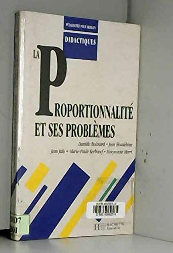 La proportionnalité et ses problèmes