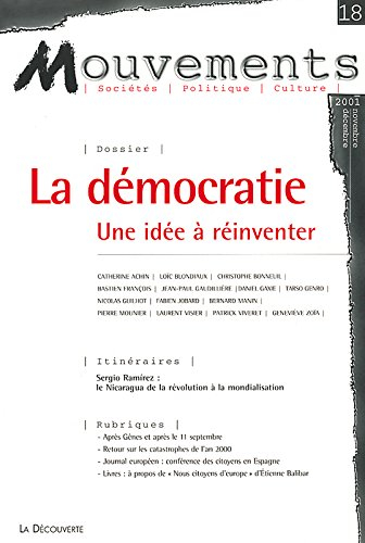 Mouvements, n° 18. La démocratie, une idée à réinventer