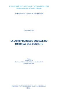 La jurisprudence sociale du Tribunal des conflits