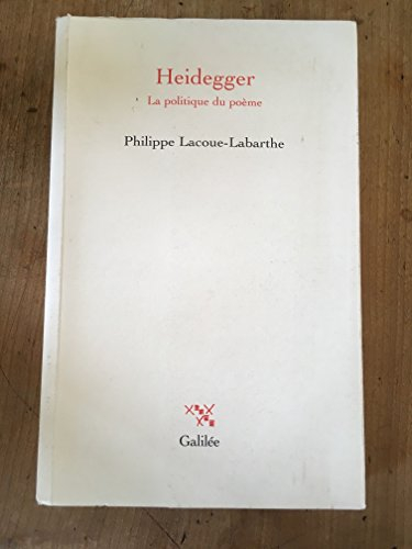 Heidegger, la politique du poème