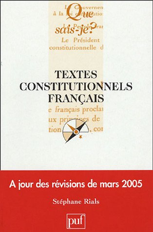 Textes constitutionnels français