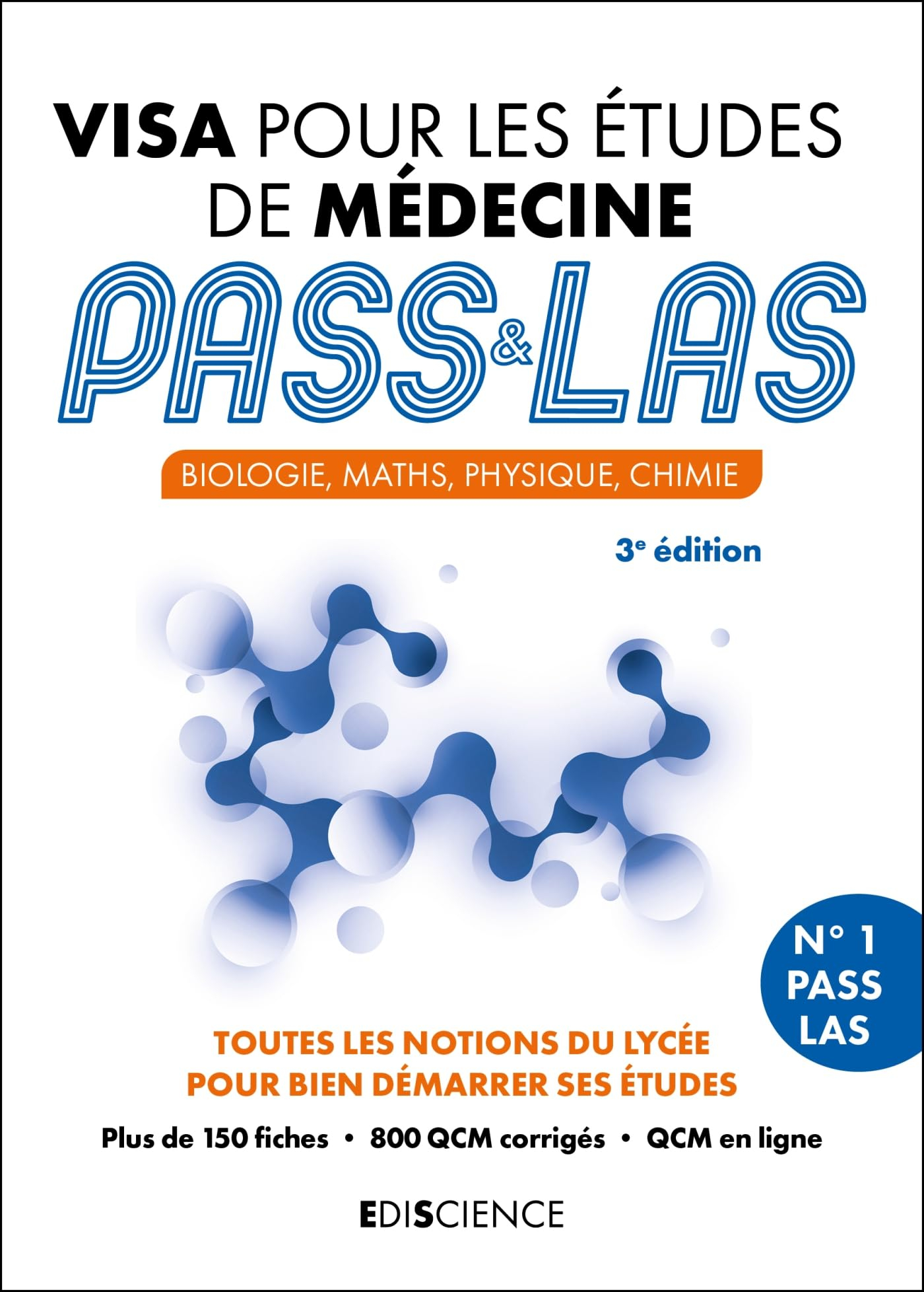 Visa pour les études de médecine, Pass & LAS : biologie, maths, physique, chimie : toutes les notion