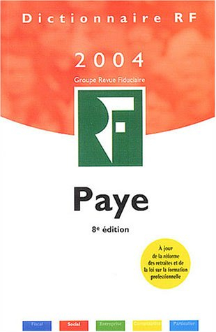 Dictionnaire paye 2004