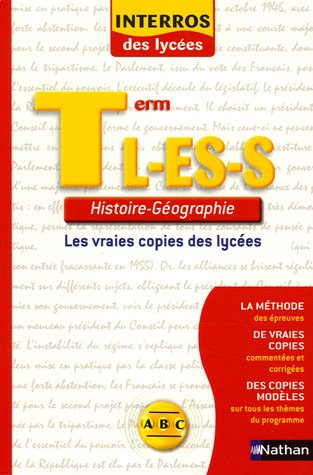 Histoire géographie : term. L-ES-S