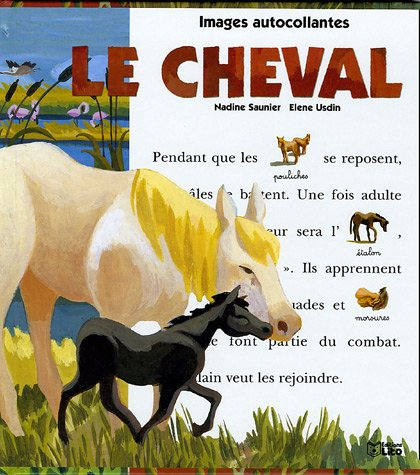 Le cheval : images autocollantes