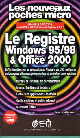 La base de registre Windows 95/98 et Office 2000