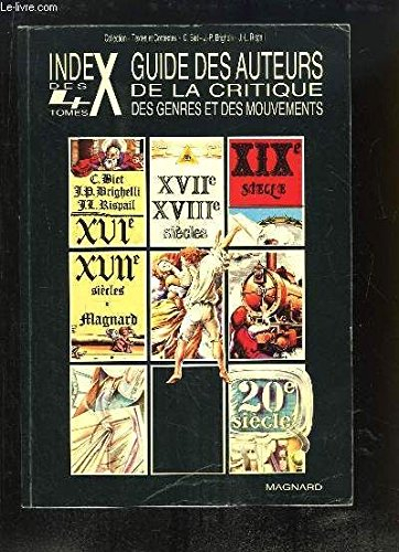 L'index-guide des auteurs, de la critique, des genres et des mouvements