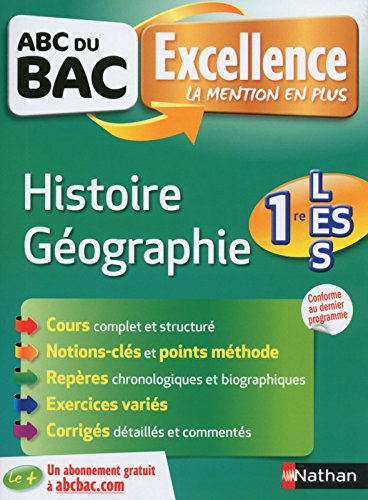 Histoire géographie 1re L, ES, S