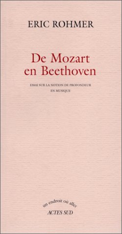 De Mozart en Beethoven : essai sur la notion de profondeur en musique