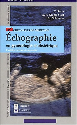 Checklist d'échographie en gynécologie et obstétrique