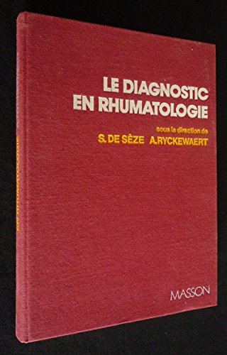 le diagnostic en rhumatologie