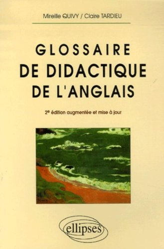 Glossaire de didactique de l'anglais