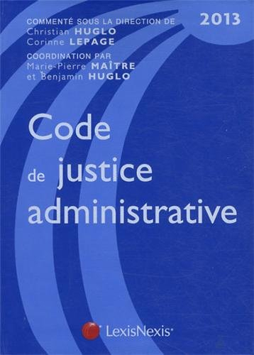 Code de la justice administrative 2013