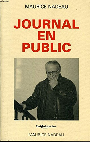 Journal en public