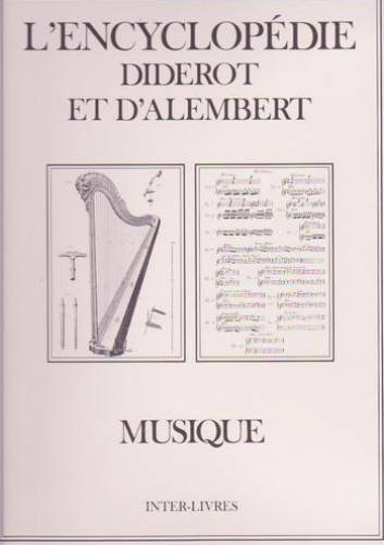 Encyclopédie Diderot et d'Alembert. Vol. 27. Musique