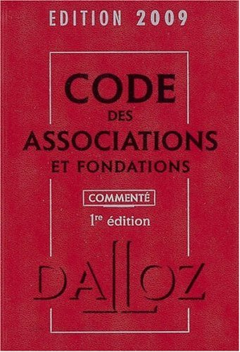 Code des associations et fondations commenté