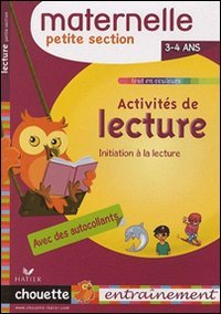 Activités de lecture, maternelle petite section, 3-4 ans : initiation à la lecture