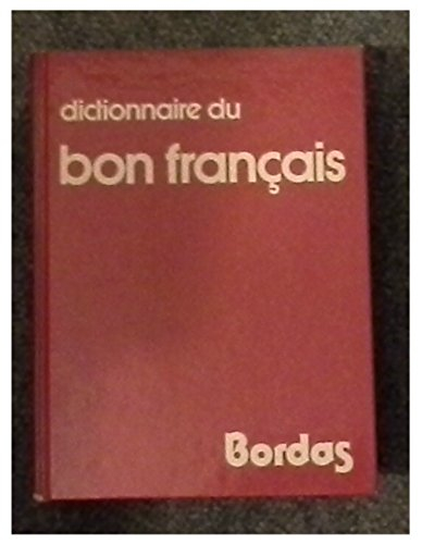 dictionnaire du bon français