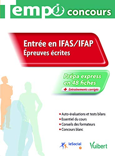 Entrée en IFAS-IFAP, épreuves écrites
